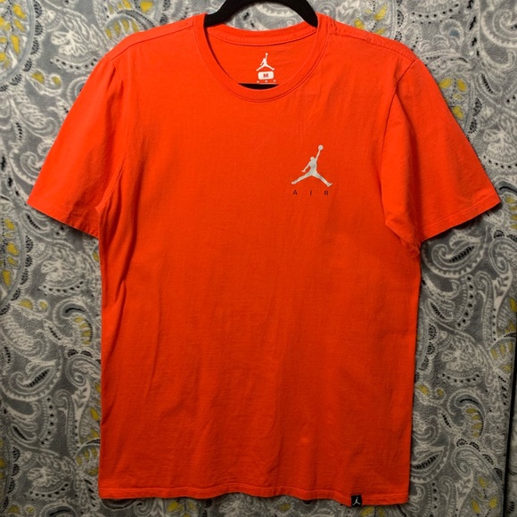 orange jordan shirt